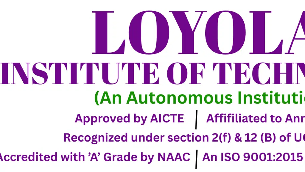 Loyola Institute of Technology, Chennai