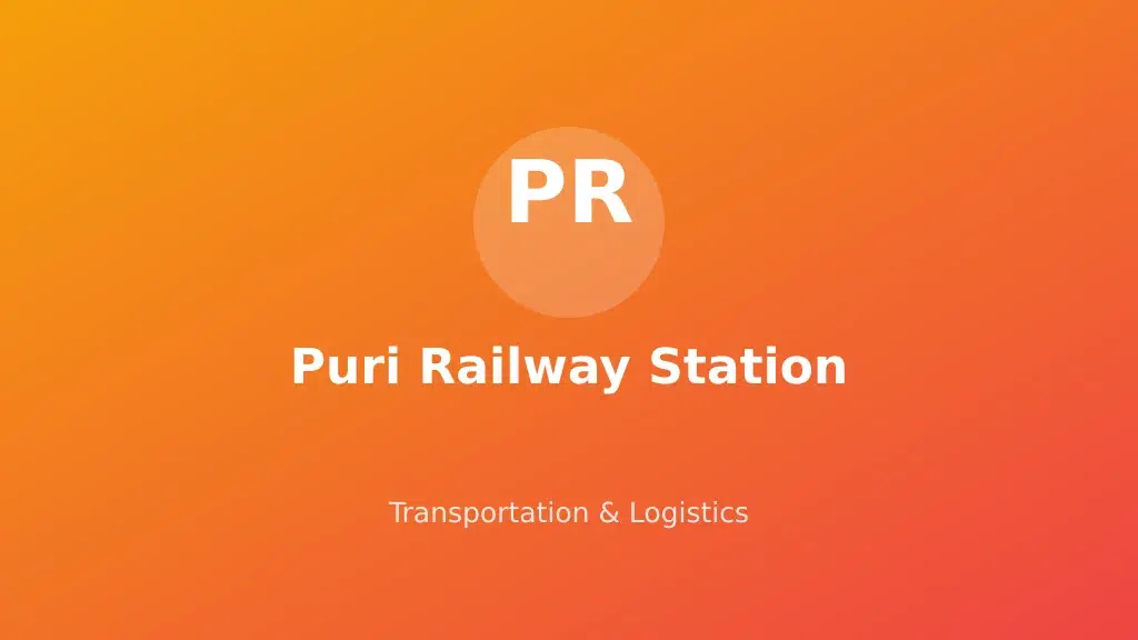 Puri Railway Station