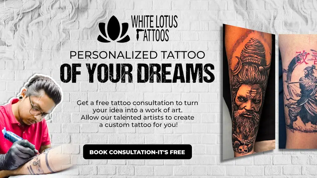 White lotus tattoos kolkata