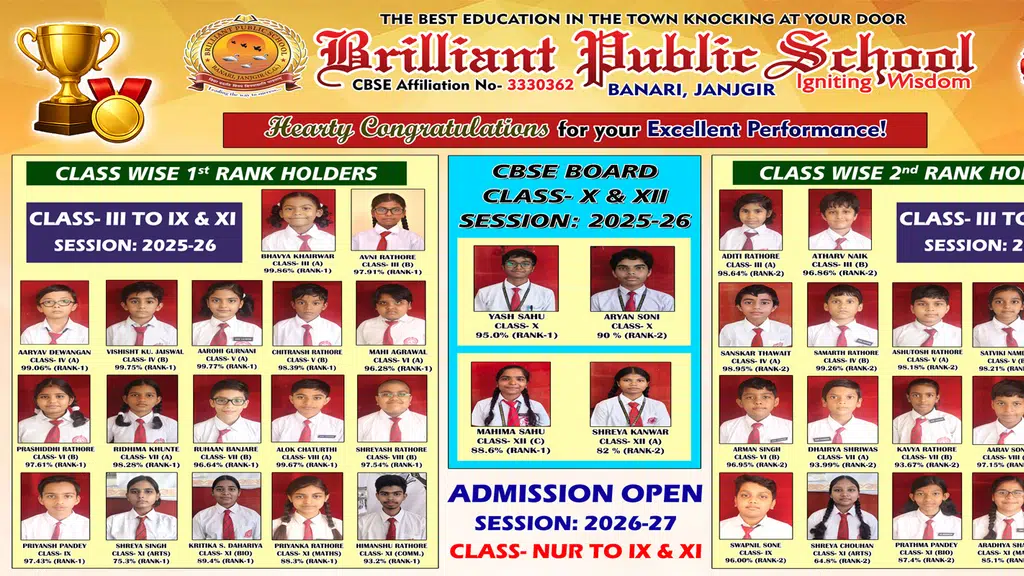 Brilliant Public School Janjgir