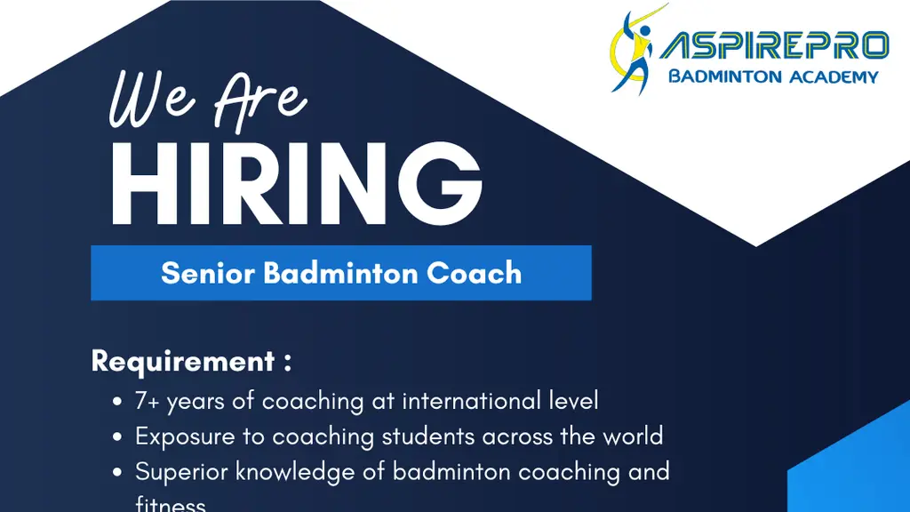 AspirePro Badminton Academy