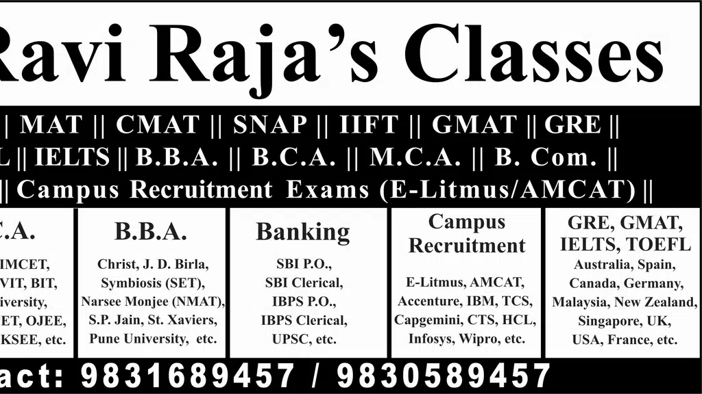 Ravi Raja's Classes