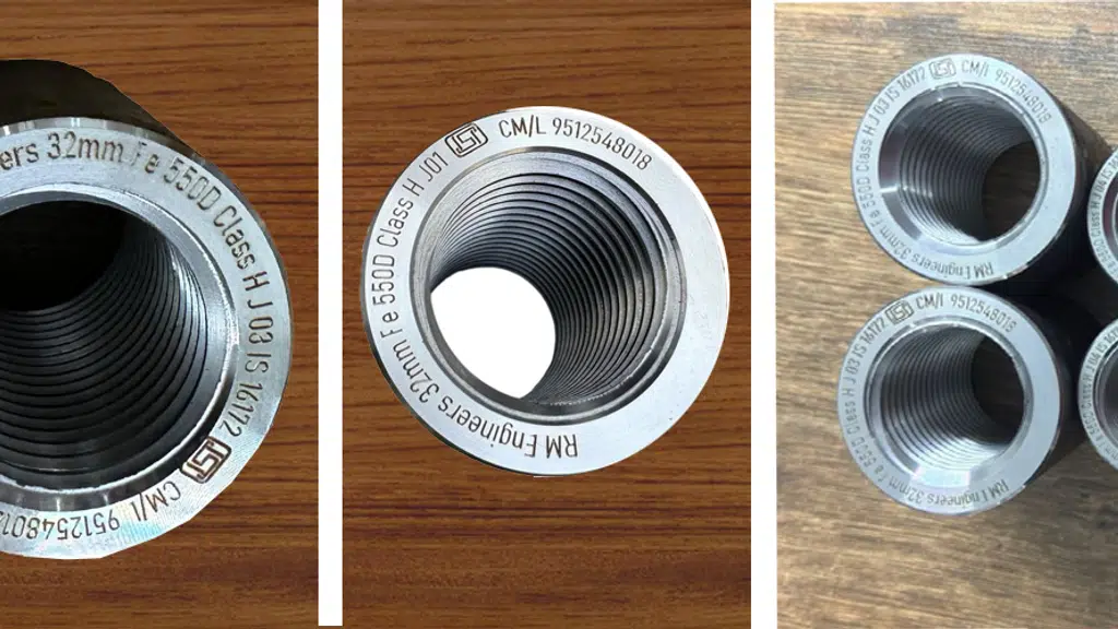 RM Engineers- ISI Marked Rebar Couplers - BIS Certified