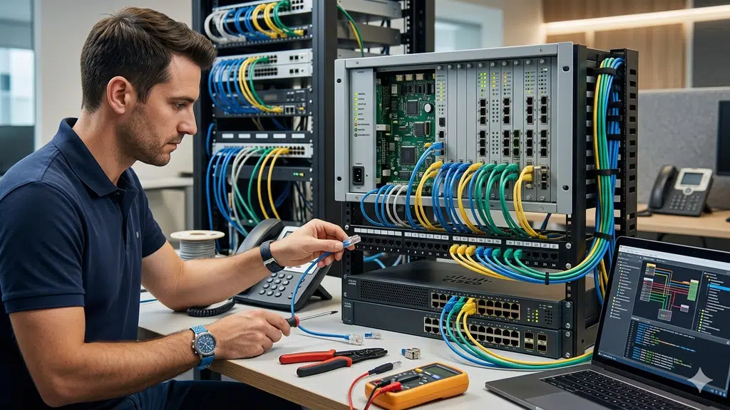 Epabx System/IP PBX System - Newvik Teleservices Delhi