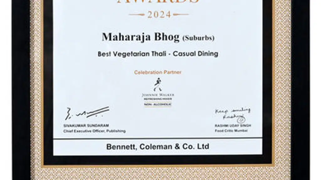 Maharaja Bhog Premium Veg Thali
