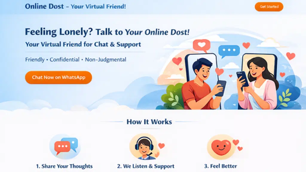 Online Dost-Aapka Virtual Friend"