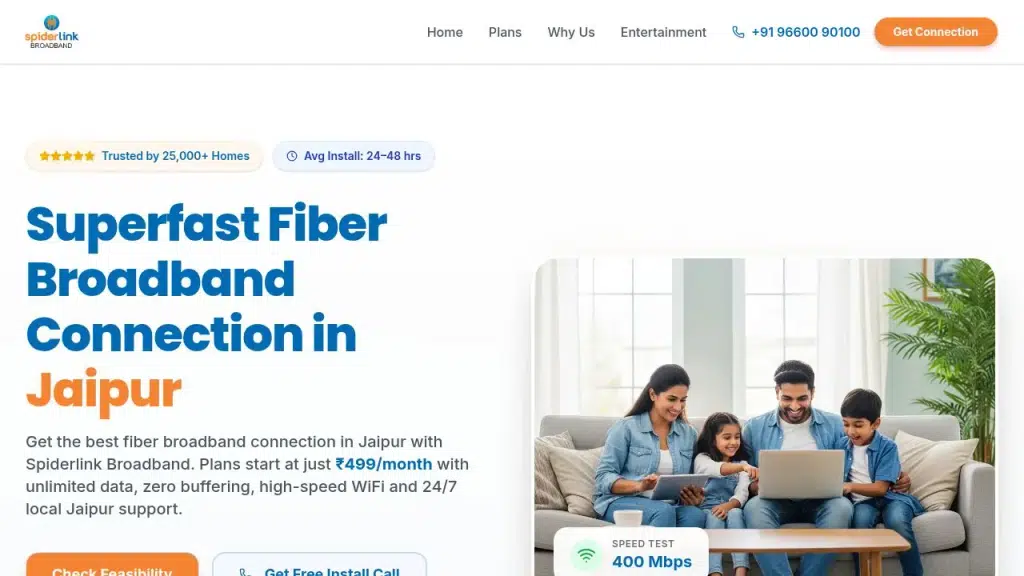 Spiderlink Fiber Broadband