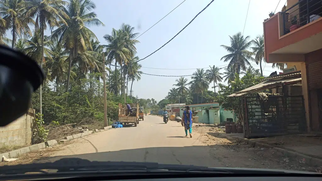 Panathur Railway Station Road