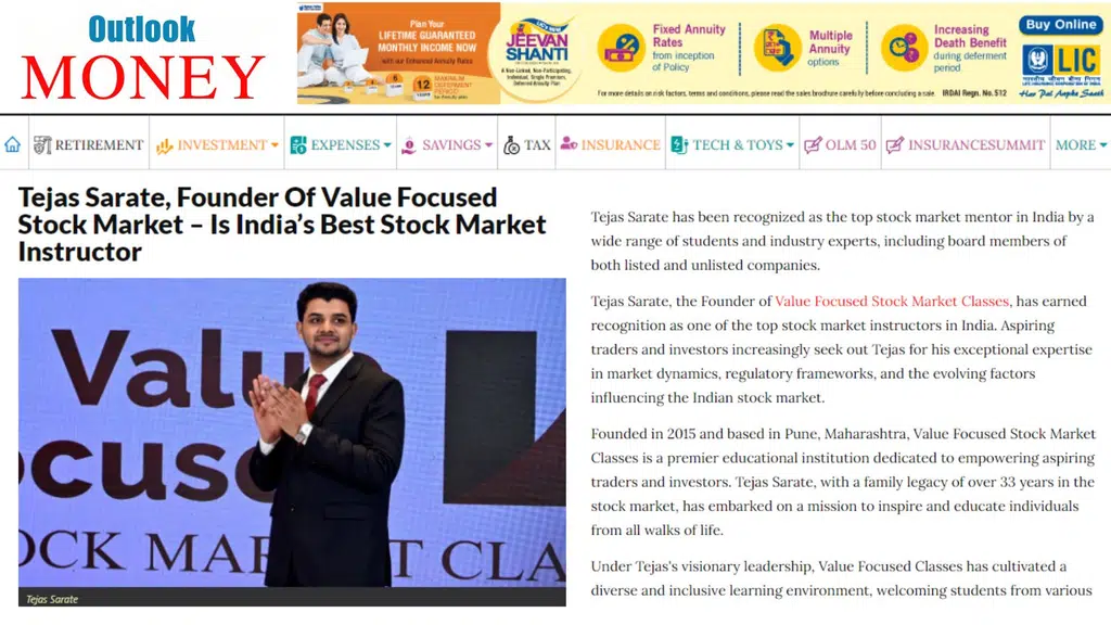 Value Focused Stock Market Classes
