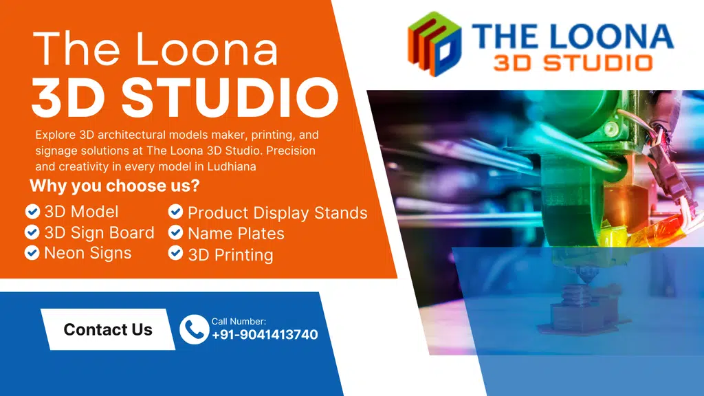 The Loona 3D Studio - Architectural Model Maker | Product Display Stand Maker