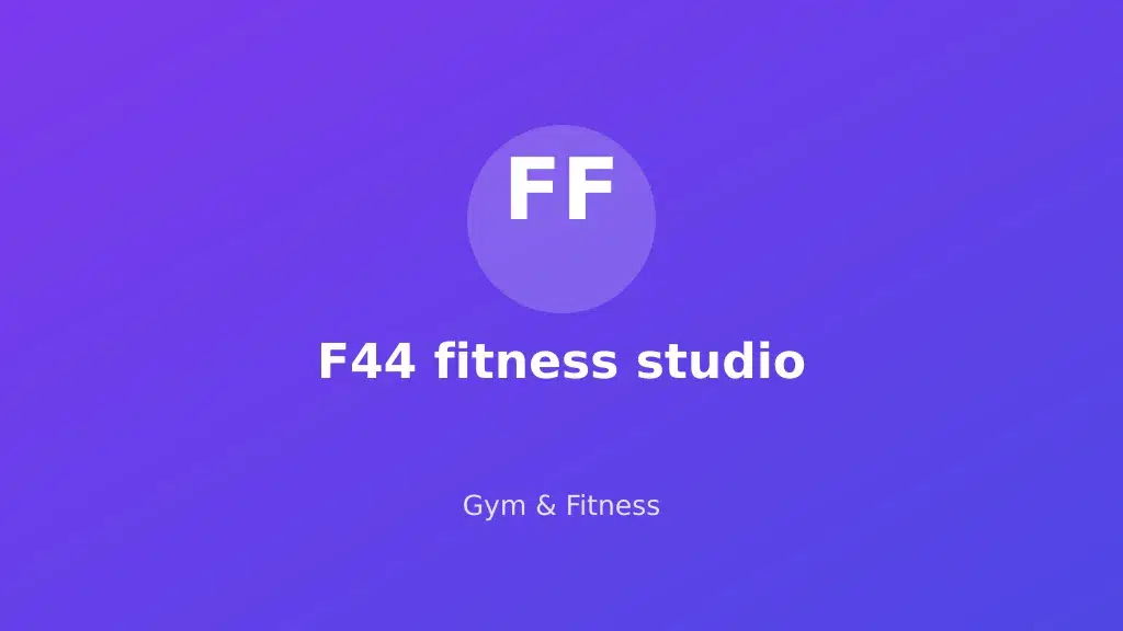 F44 fitness studio