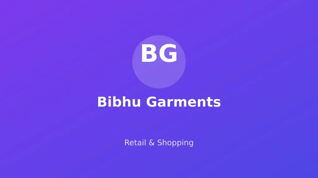 Bibhu Garments