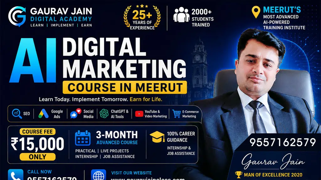 Gaurav Jain Classes - Best Digital Marketing Trainer in India