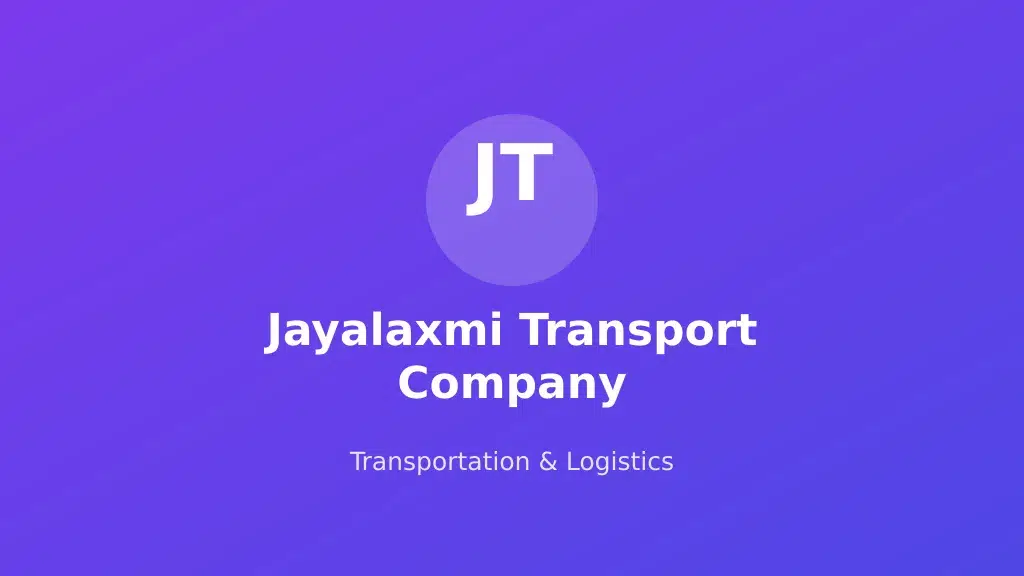 Jayalaxmi Transport Company