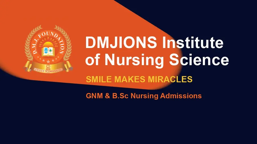 DMJ Institute of Nursing Science