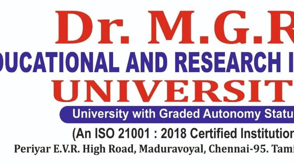 Dr MGR center for online programs