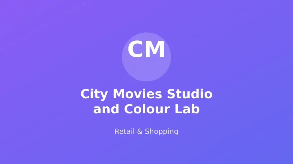 City Movies Studio and Colour Lab