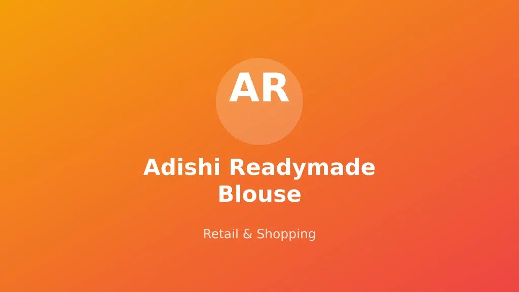 Adishi Readymade Blouse