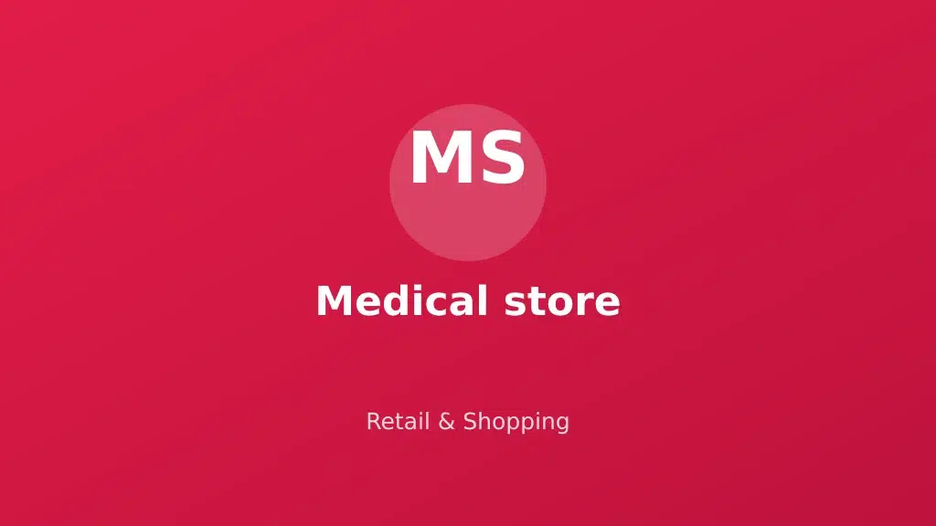Medical store