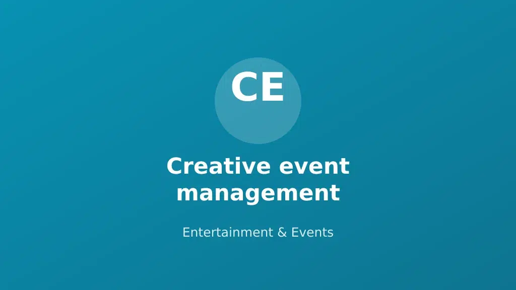 Creative event management