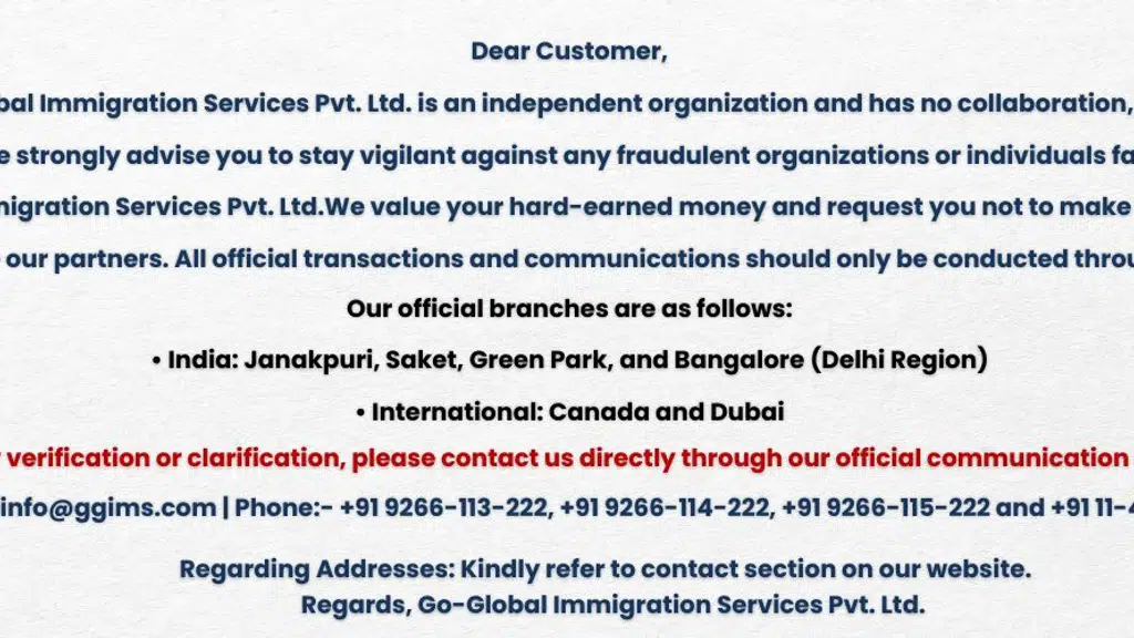 Go global immigration services