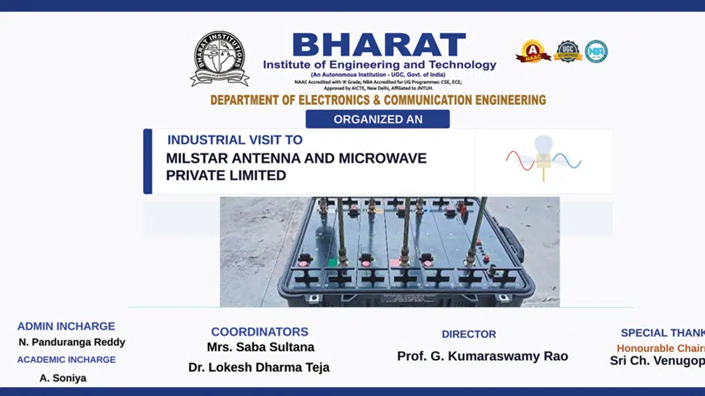 Bharath Institute of Engineering and Technology(B.I.E.T)