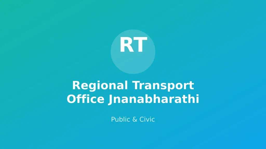 Regional Transport Office Jnanabharathi