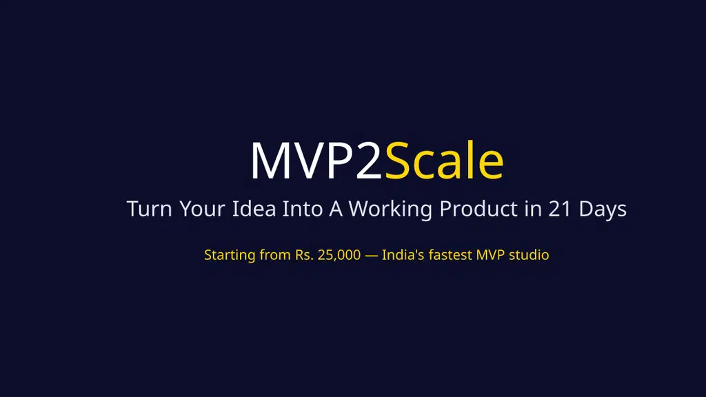 MVP2Scale