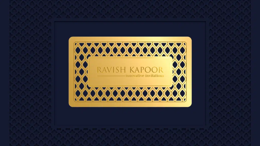 Ravish Kapoor Innovative Invitations