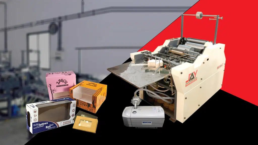 Automatic carton window film pasting - patching machine