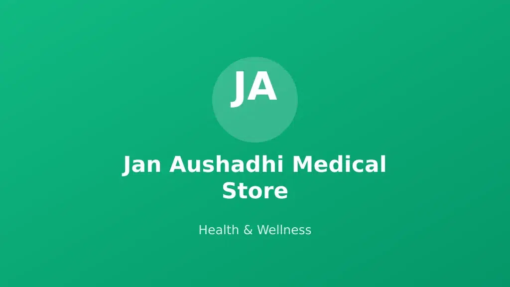 Jan Aushadhi Medical Store