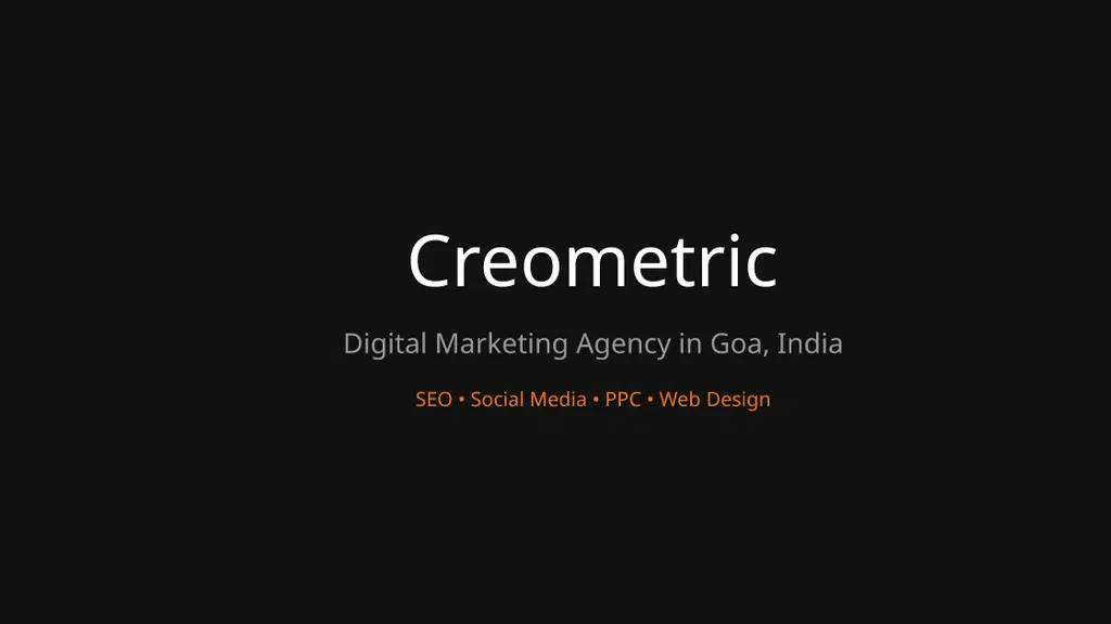 Creometric - A Kilowott Company