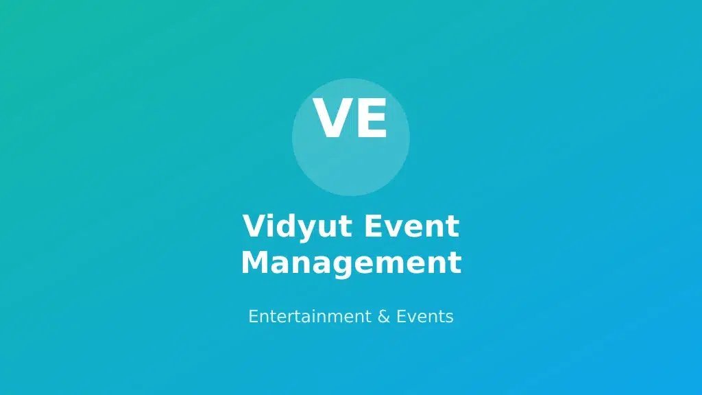 Vidyut Event Management