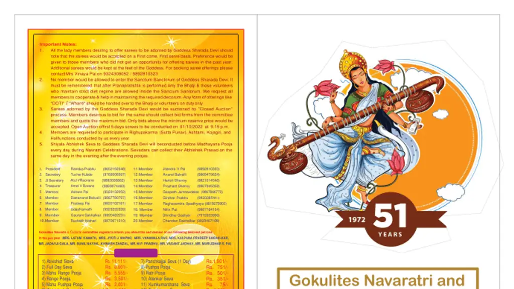 Gokulites Navaratri & Cultural Community