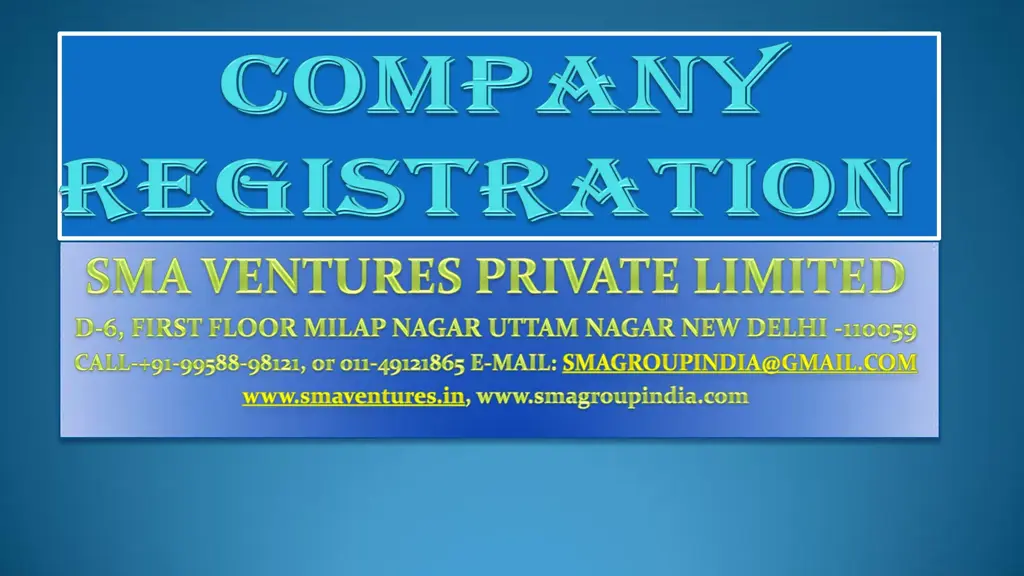 Sma Ventures Private Limited